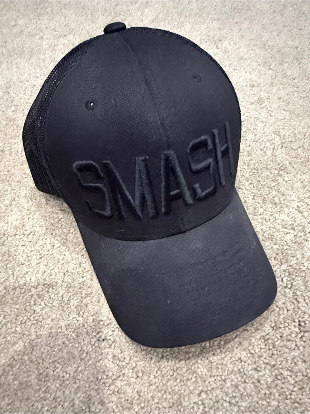 SMASH Nashville Smashville Nashvegas Nashvillian Black Trucker Cap SnapBack